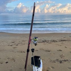 今季はなかなか来ない新松原海岸での投げ釣りです