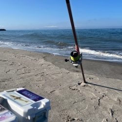 吹上浜で久しぶりに投げ釣りしました