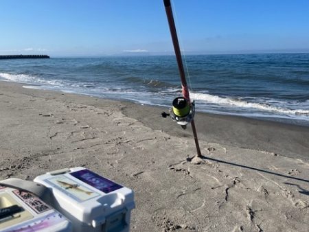 吹上浜で久しぶりに投げ釣りしました