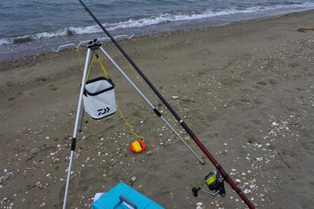 初秋のキス釣り