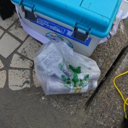 清掃活動：初秋のキス釣り