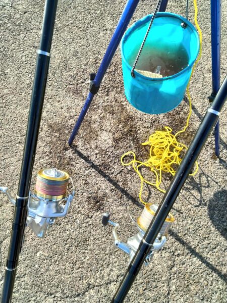 投釣りはじめました