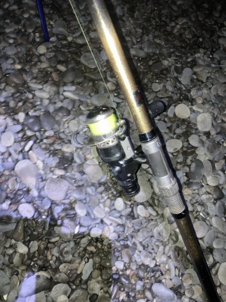 サーフの投げサビキでチヌとアジGET