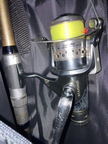 サーフの投げサビキでアジ28匹GET