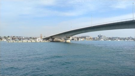 東二見北水路のキス調査