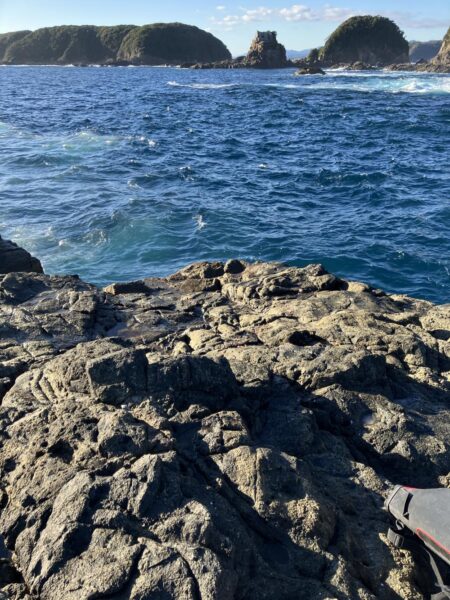 沖磯でフカセ釣り