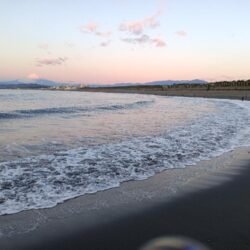 風も波も穏やかな湘南