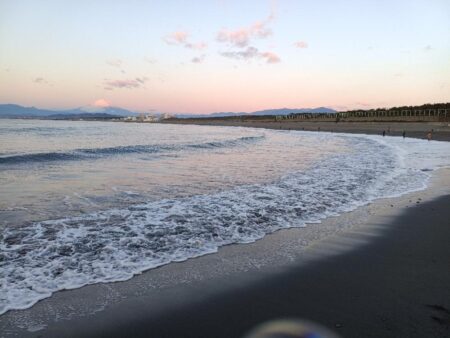 風も波も穏やかな湘南