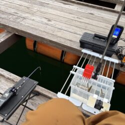 今年の釣りは生野銀山湖ワカサギ釣りからスタート！