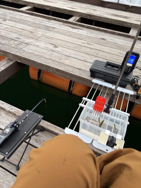 今年の釣りは生野銀山湖ワカサギ釣りからスタート！