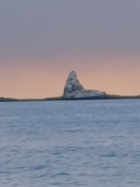 夕マヅメ凪のサーフ