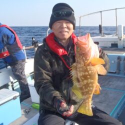 アオナ（アオハタ）にアコウ（キジハタ）が・…