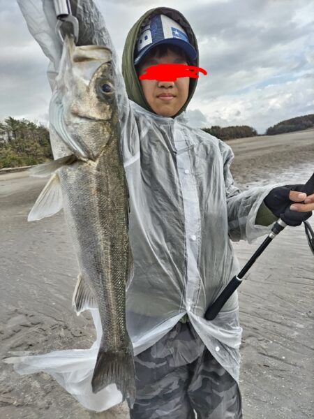 シーバス!息子釣果!今年初!