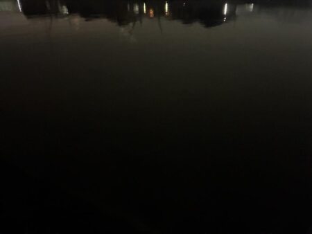 アフター狙いの地元河川