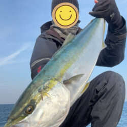 2026年ショアジギ初戦でメジロ！