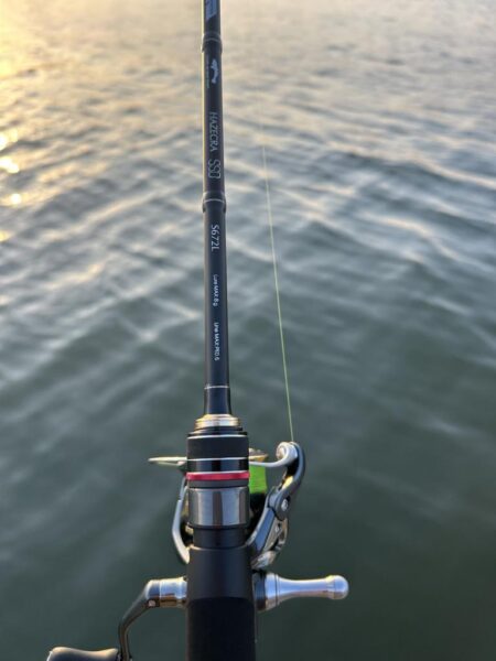 ハゼクラロッドで…