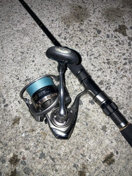 シーバスロッドでフロートアジング