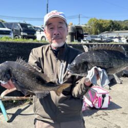 和歌山県日置（三倉渡船）でチヌ釣り大会