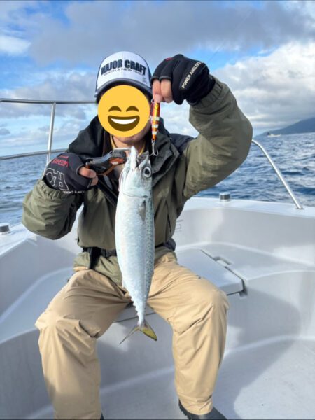 メジロを初めて釣りました！