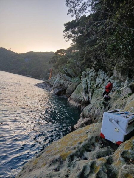 和歌山県日置（三倉渡船）でチヌ釣り大会