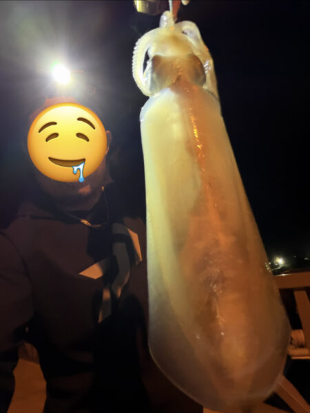 大型狙いエギング