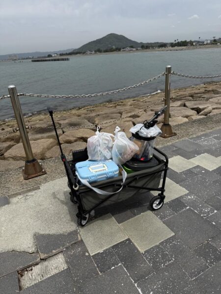 初シーズン、キス釣り🎣