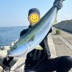 ブリ91cm粘り勝ち！
