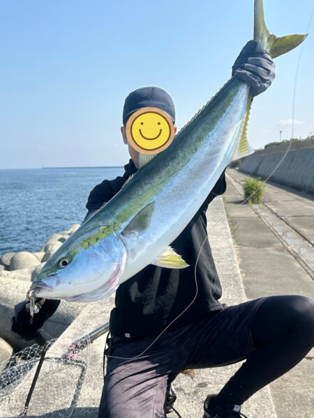 ブリ91cm粘り勝ち！