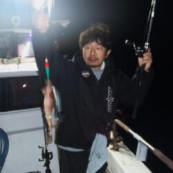 26年6月13日　夜イカ釣りで幸真丸は玄界灘へ⛴GO～～～～～でした