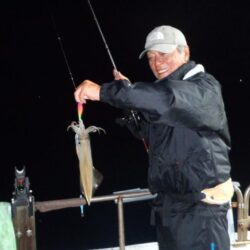 26年6月13日　夜イカ釣りで幸真丸は玄界灘へ⛴GO～～～～～でした