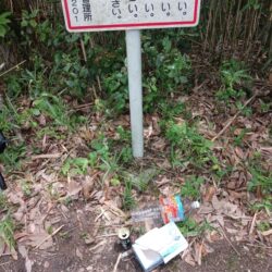 清掃活動：オカッパリで久々の数釣り！