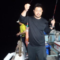 　幸真丸はケンサキイカ狙いで出航でした