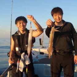 　幸真丸はケンサキイカ狙いで出航でした