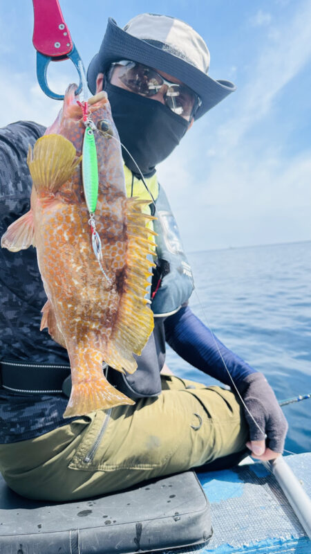 マイボートでアマダイ、アコウ釣り！