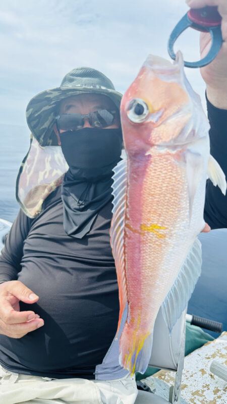 マイボートでアマダイ、アコウ釣り！