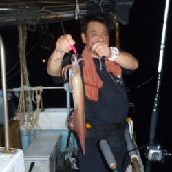 　幸真丸はケンサキイカ狙いで出航でした