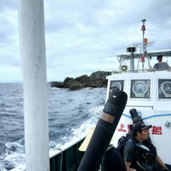 和歌山大引の磯でクエ釣り