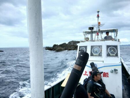 和歌山大引の磯でクエ釣り
