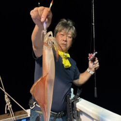 和歌山県白浜沖でイカメタル