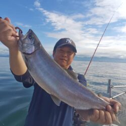 琵琶湖で琵琶マストローリング