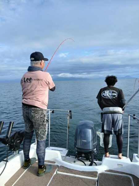琵琶湖で琵琶マストローリング