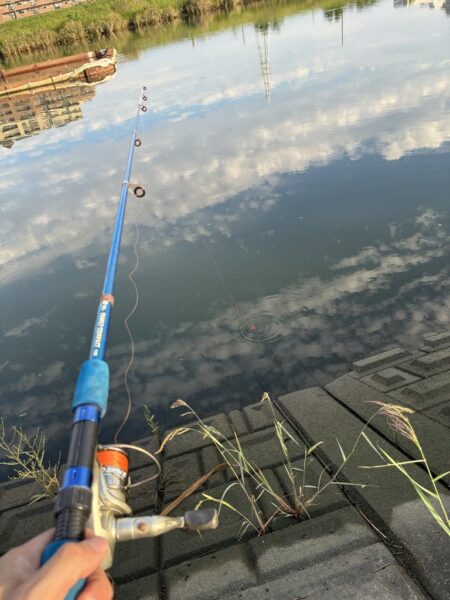 ゴカイでハゼ釣り