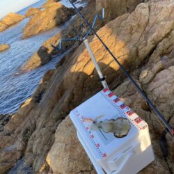 シロギスタ:エギング2戦目は離島の地磯にて