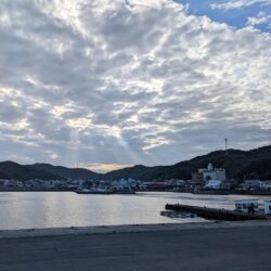加太大波止でシオ