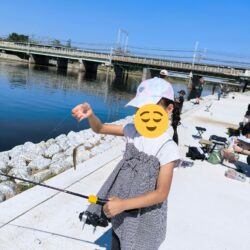 子供たちとハゼ釣り