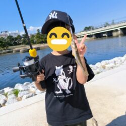 子供たちとハゼ釣り