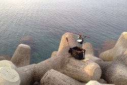 秋シーズン初フカセ