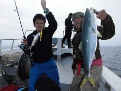 スーパーコーリン丸 投稿ジギング、トップでブリ、メジロ好調