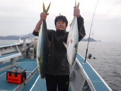 スーパーコーリン丸 投稿ジギング、トップでブリ、メジロ好調