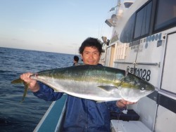 スーパーコーリン丸 投稿ジギングでブリ、真鯛